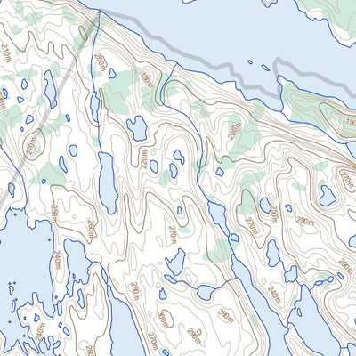 Natural Resources Canada Bear Creek Hills, NU (076J11 Toporama) digital map