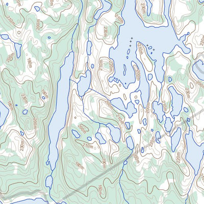 Natural Resources Canada Bear Creek Hills, NU (076J11 Toporama) digital map