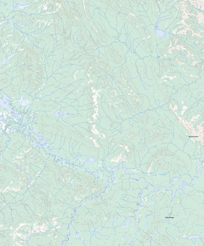 Natural Resources Canada Bear Lake, YT (106E12 Toporama) digital map