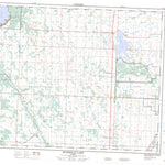 Natural Resources Canada Bearhills Lake, AB (083A13 CanMatrix) digital map