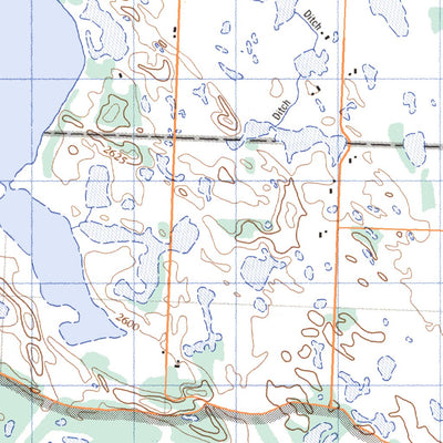 Natural Resources Canada Bearhills Lake, AB (083A13 CanMatrix) digital map