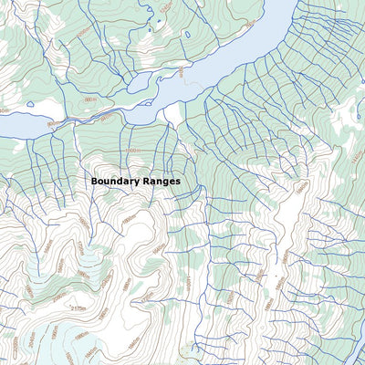 Natural Resources Canada Bearskin Lake, BC (104K01 Toporama) digital map