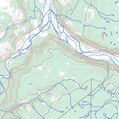 Natural Resources Canada Beeline Creek, NT (106G09 Toporama) digital map