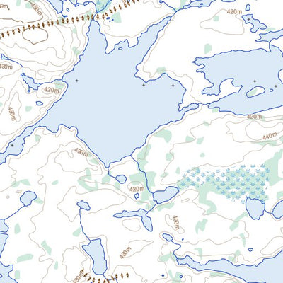 Natural Resources Canada Beirnes Lake, NT (075M08 Toporama) digital map