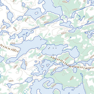 Natural Resources Canada Beirnes Lake, NT (075M08 Toporama) digital map
