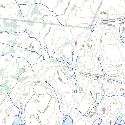 Natural Resources Canada Belanger Rapids (076L03 Toporama) digital map