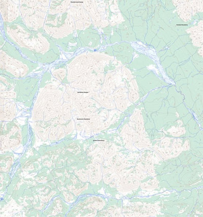 Natural Resources Canada Bell Heather Lake, NT (095K05 Toporama) digital map