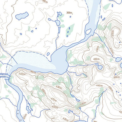 Natural Resources Canada Bellanca Rapids (076L08 Toporama) digital map