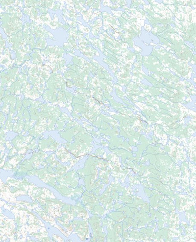 Natural Resources Canada Belleau Lake, NT (086J05 Toporama) digital map
