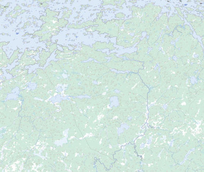 Natural Resources Canada Benson Bay, MB (053E09 Toporama) digital map