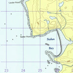 Natural Resources Canada Beresford Bay East, BC (103K03_E CanMatrix) digital map
