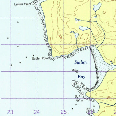 Natural Resources Canada Beresford Bay East, BC (103K03_E CanMatrix) digital map