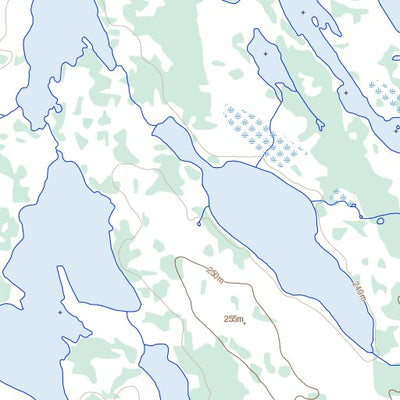 Natural Resources Canada Bernier Lake, NU (065G08 Toporama) digital map