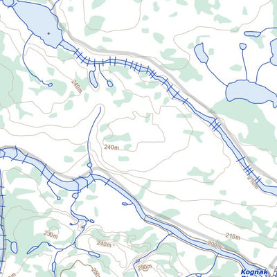 Natural Resources Canada Bernier Lake, NU (065G08 Toporama) digital map