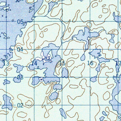Natural Resources Canada Berrigan Lake, NT (075E07 CanMatrix) digital map