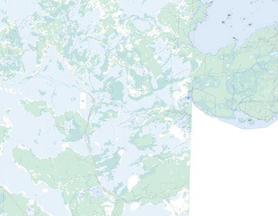 Natural Resources Canada Berry Point, MB (052E06 Toporama) digital map