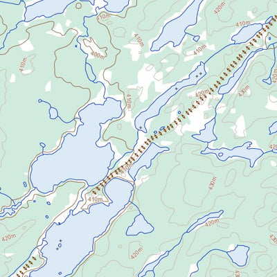 Natural Resources Canada Bertran Lake, NT (075A07 Toporama) digital map