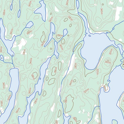 Natural Resources Canada Bessonette Lake, NT (085O10 Toporama) digital map