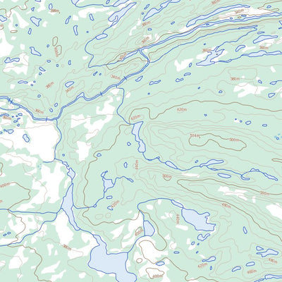 Natural Resources Canada Bibikwasin Lake, NL (013L07 Toporama) digital map