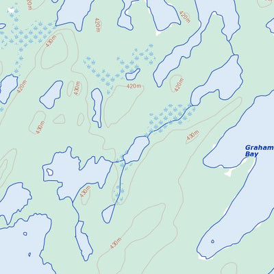 Natural Resources Canada Bickerton Lake, SK (064M03 Toporama) digital map