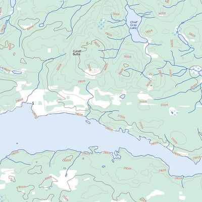 Natural Resources Canada Big Bend Creek, BC (093F10 Toporama) digital map