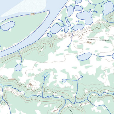 Natural Resources Canada Big Lake (106O05 Toporama) digital map