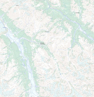 Natural Resources Canada Bighorn Creek (115G03 Toporama) digital map