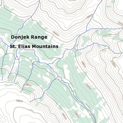 Natural Resources Canada Bighorn Creek (115G03 Toporama) digital map
