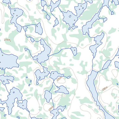 Natural Resources Canada Bigspruce Lake, NT (085O12 Toporama) digital map