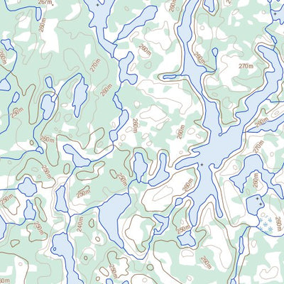 Natural Resources Canada Bigspruce Lake, NT (085O12 Toporama) digital map
