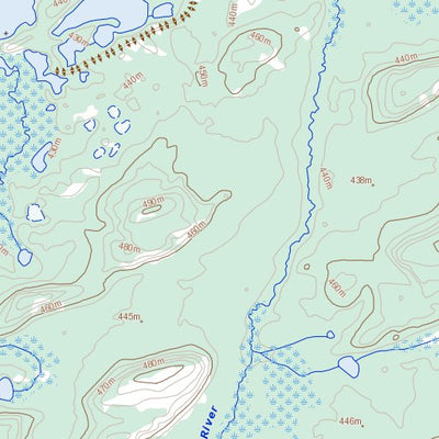 Natural Resources Canada Birkbeck Lake, SK (074J10 Toporama) digital map