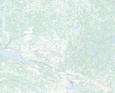 Natural Resources Canada Bissett, MB (052M04 Toporama) digital map