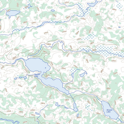 Natural Resources Canada Bissett, MB (052M04 Toporama) digital map