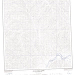 Natural Resources Canada Black Hills Creek, YT (115O07 CanMatrix) digital map