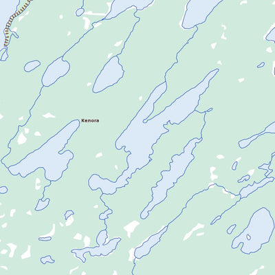 Natural Resources Canada Blackbear Lake, ON (053J03 Toporama) digital map