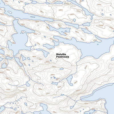 Natural Resources Canada Blacks Inlet, NU (047C01 Toporama) digital map