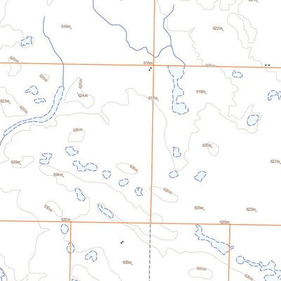 Natural Resources Canada Bladworth, SK (072O08 Toporama) digital map