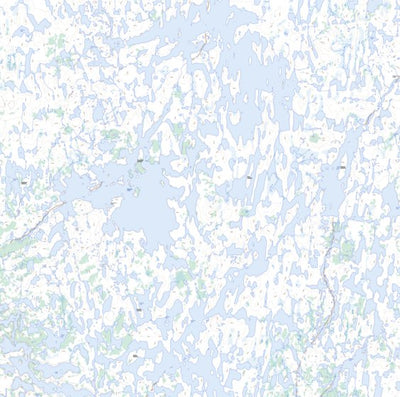 Natural Resources Canada Blevins Lake, MB (064O15 Toporama) digital map