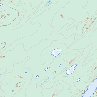 Natural Resources Canada Blixrud Lake, SK (074I02 Toporama) digital map