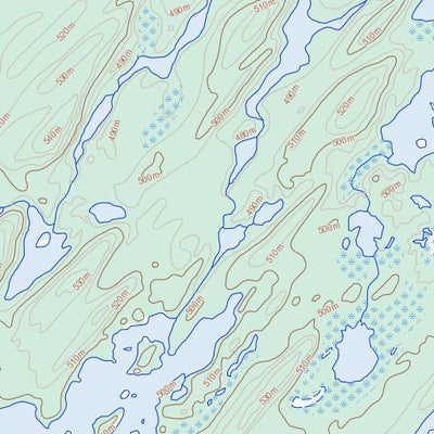 Natural Resources Canada Blixrud Lake, SK (074I02 Toporama) digital map