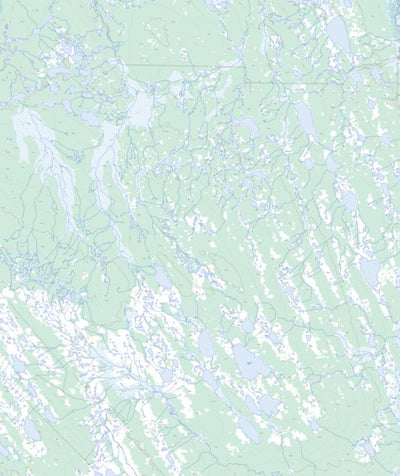 Natural Resources Canada Blondin Lake, NT (096F08 Toporama) digital map