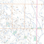 Natural Resources Canada Bloor Lake, AB (072M13 Toporama) digital map