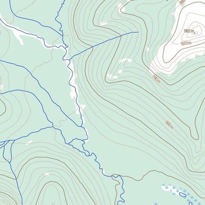 Natural Resources Canada Bluefish Lake, YT (116K15 Toporama) digital map