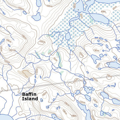 Natural Resources Canada Boas Lake (036A02 Toporama) digital map