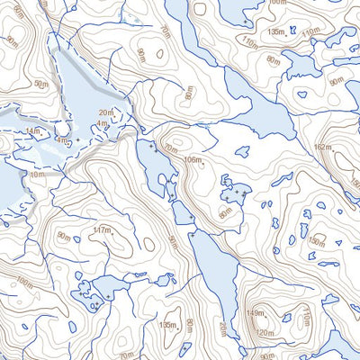 Natural Resources Canada Boas Lake (036A02 Toporama) digital map