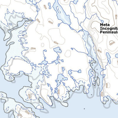 Natural Resources Canada Bond Inlet (025J04 Toporama) digital map