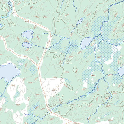 Natural Resources Canada Bonheur (052G06 Toporama) digital map