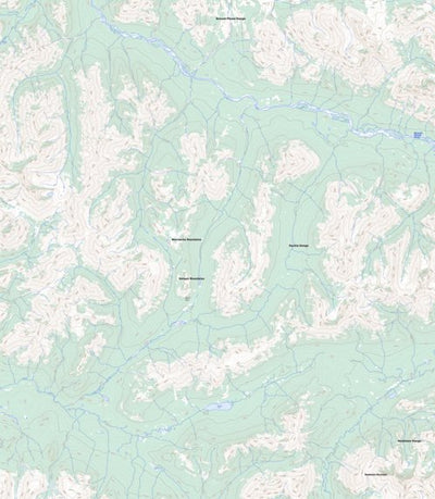 Natural Resources Canada Bonnet Plume Pass, YT (106C06 Toporama) digital map