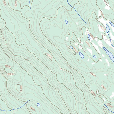 Natural Resources Canada Boswell Mountain, YT (105E01 Toporama) digital map