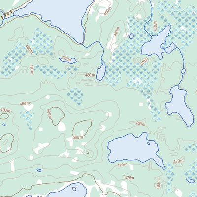 Natural Resources Canada Bouvier Bay, NT (075B01 Toporama) digital map